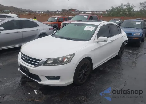 2015 Honda Accord Ex-L V-6 from USA, damaged, VIN 1HGCR3F84FA032214
